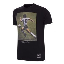 Koszulka dla dorosłych - Maradona x COPA Campeonato do Mundo 1986 - Czarny. Czarne t-shirty sportowe męskie COPA FOOTBALL, xl, bez ramiączek, do piłki nożnej. Za 211.91 zł.