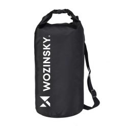 Torba wodoodporna Wozinsky Kajak, SUP i Outdoor 30L. Czarne torebki klasyczne damskie Hurtel, bez wzorów, bez dodatków. Za 108.96 zł.