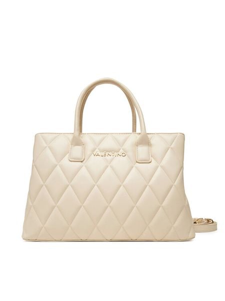 Valentino Torebka Frisia VBS9BA04 Écru. Torebki klasyczne damskie Valentino, bez wzorów, ze skóry, bez dodatków. Za 419.99 zł.