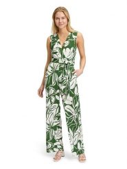 Vera Mont Kombinezon w kolorze kremowo-zielonym rozmiar: 36. Zielone kombinezony damskie Vera Mont, bez wzorów, z tkaniny, bez kołnierzyka, bez ramiączek. Za 252.99 zł.