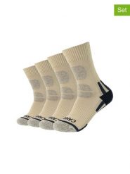 Camano Skarpety (4 pary) w kolorze beżowo-szaro-czarnym rozmiar: 35-38. Brązowe skarpetki męskie camano, bez wzorów. Za 43.99 zł.