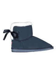 Geographical Norway Botki zimowe "Owisti" w kolorze granatowym rozmiar: 41. Niebieskie botki damskie Geographical Norway, na zimę, z futra, bez obcasa, bez zapięcia. Za 108.49 zł.