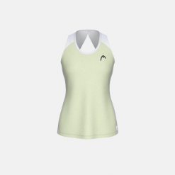 PLAY TECH Damski Top. Zielone topy damskie HEAD, bez wzorów, bez kołnierzyka. Za 260.00 zł.