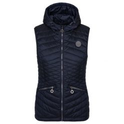 Damska pikowana kamizelka LOAP Ilmanax, niebieska, S. Niebieskie kamizelki damskie ZEAGLE, s, z puchu. Za 253.99 zł.