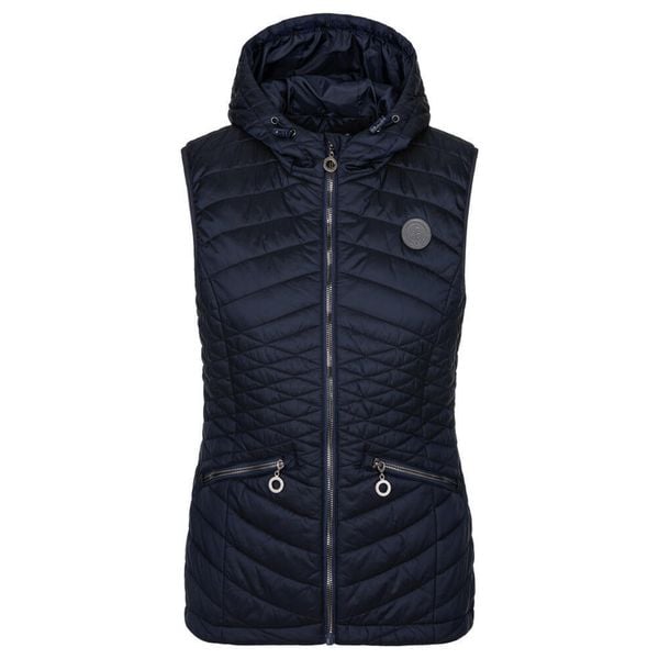 Damska pikowana kamizelka LOAP Ilmanax, niebieska, S. Niebieskie kamizelki damskie ZEAGLE, s, z puchu. Za 253.99 zł.