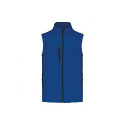 Kurtka bez rękawów Kariban. Niebieskie kurtki męskie KARIBAN, l, bez wzorów, z elastanu, eleganckie, bez kaptura. Za 241.50 zł.