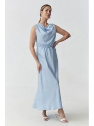 TATUUM Sukienka w kolorze błękitnym rozmiar: 42. Niebieskie sukienki damskie Tatuum, bez wzorów, bez kołnierzyka, bez ramiączek, maxi. Za 258.52 zł.