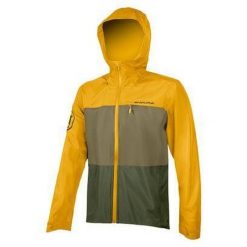 Kurtka rowerowa męska Endura Singletrack II Waterproof. Żółte kurtki męskie ENDURA, m, bez wzorów, sportowe, bez kaptura. Za 649.99 zł.