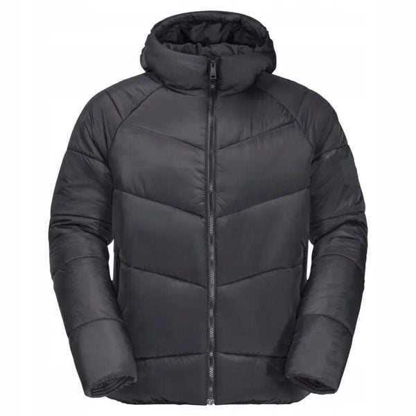KURTKA MĘSKA ZIMOWA Jack Wolfskin EISBACH JKT Z KAPTUREM CZARNA. Czarne kurtki męskie Jack Wolfskin, na zimę, l, bez wzorów, z kapturem. Za 928.99 zł.