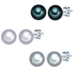 Valero Pearls Kolczyki sztyfty z perłą srebro wysokiej próby Perła hodowlana słodkowodna srebrny 1 ct Damski. Szare kolczyki damskie Valero Pearls, z perłą, srebrne, na sztyftcie. Za 229.99 zł.