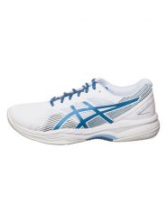 Asics Buty "Game 8" w kolorze biało-turkusowym do tenisa rozmiar: 39. Białe obuwie trekkingowe damskie Asics. Za 156.98 zł.