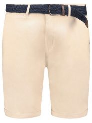 Geographical Norway Bermudy "Plageo" w kolorze beżowym rozmiar: onesize. Brązowe szorty męskie Geographical Norway, bez wzorów, z tkaniny. Za 86.95 zł.