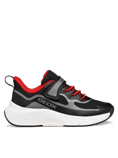 Geox Sneakersy J Pro-Ran Boy J65P7F 01454 C0048 S Czarny. Czarne buty sportowe chłopięce Geox, bez wzorów, z materiału, bez zapięcia. Za 183.99 zł.