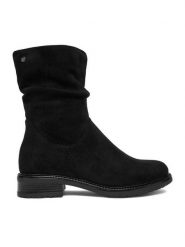 Lasocki Botki CEO-WBN-SOFIA-10 Czarny. Czarne botki damskie Lasocki, z materiału, bez obcasa, na płaskiej podeszwie, bez zapięcia. Za 189.99 zł.