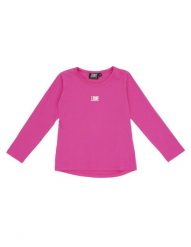 Dziewczęca koszulka Leone z długim rękawem Pink Girl. Czerwone koszulki dziewczęce LEONE 1947 APPAREL, bez wzorów, z bawełny, bez ramiączek. Za 63.11 zł.
