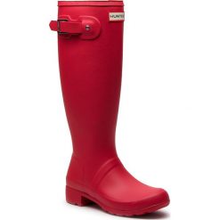 Kalosze HUNTER - Original Tour WFT1026RMA Flare. Czerwone kalosze damskie Hunter, z aplikacjami, z kauczuku. W wyprzedaży za 389.00 zł.