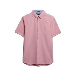 Koszula Superdry Preppy Oxford. Czerwone koszule męskie Superdry., l, bez wzorów, bez kołnierzyka, bez ramiączek. Za 231.65 zł.