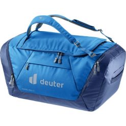 Torba podróżna Deuter Duffel Pro 90. Niebieskie torebki klasyczne damskie Deuter, bez wzorów, bez dodatków. Za 534.99 zł.