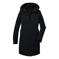 Parka damska z kapturem Killtec GW 73. Czarne parki damskie GIGA DX, na zimę, m, bez wzorów, z materiału. Za 755.55 zł.