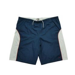 Męskie kąpielówki granatowe. Niebieskie kąpielówki męskie Nike, m, bez wzorów, z materiału. Za 80.90 zł.