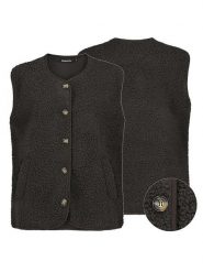 Sublevel Kamizelka pluszowa w kolorze brązowym rozmiar: L/XL. Czarne kamizelki damskie Sublevel, l. Za 165.71 zł.