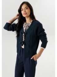 Aniston Kardigan w kolorze granatowym rozmiar: 44. Niebieskie kardigany damskie Aniston, bez wzorów, ze splotem. Za 71.95 zł.