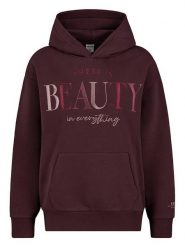 Sublevel Bluza "Rosa" w kolorze bordowym rozmiar: XXL. Czerwone bluzy z kapturem damskie Sublevel, xxl. Za 123.25 zł.