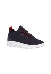 Obuwie Sportowe Męskie Geox Spherica Mężczyzna. Niebieskie buty sportowe na co dzień męskie Geox, z materiału, bez zapięcia, trekkingowe. Za 482.15 zł.