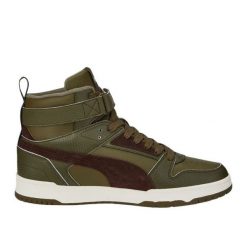 Buty Puma Rbd Game Wtr 387604 01 zielone. Zielone buty sportowe na co dzień męskie z gumy, bez zapięcia. W wyprzedaży za 447.74 zł.