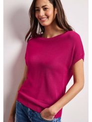 Street One Sweter w kolorze różowym rozmiar: 40. Różowe swetry klasyczne damskie Street One, bez kołnierzyka. Za 96.14 zł.