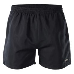 Szorty Hi-Tec Matt. Czarne szorty męskie Hi-tec, l, z materiału, na fitness i siłownię. Za 52.60 zł.