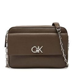 Torebka Calvin Klein. Szare torebki klasyczne damskie CALVIN KLEIN, bez wzorów, bez dodatków. Za 419.99 zł.