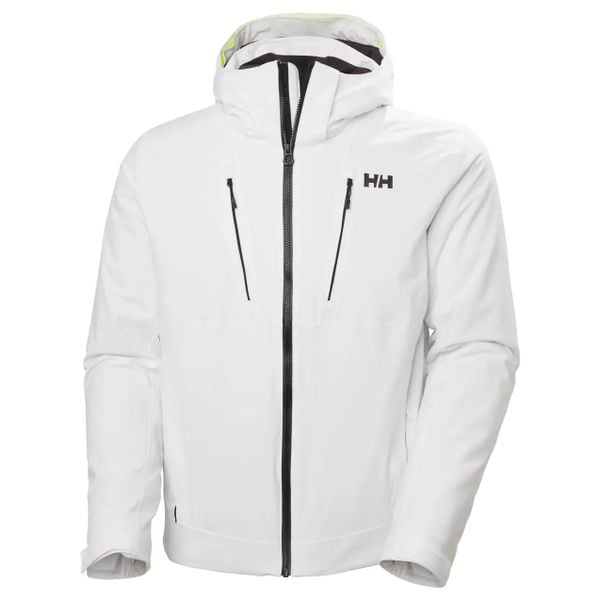 Kurtka narciarska Helly Hansen Alpha 4.0. Białe kurtki męskie Helly Hansen, m, bez wzorów, z dzianiny, bez kaptura. Za 1,671.50 zł.