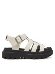 Palladium Sandały Pallacruise Fisherman 94462-180-M Biały. Białe sandały damskie Palladium, bez wzorów, z nubiku, bez obcasa, na płaskiej podeszwie. Za 381.65 zł.