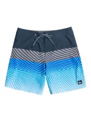 Spodenki kąpielowe Quiksilver Surfsilk Panel 18. Niebieskie kąpielówki męskie Quiksilver, m, z elastanu, żeglarskie. Za 139.99 zł.