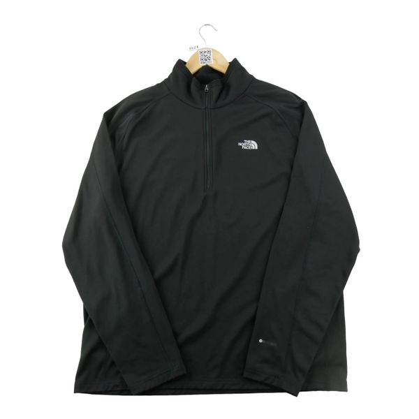 Second life - Bluza polarowa męska 1/4 Zip czarna - Jak nowy. Czarne bluzy bez kaptura męskie The North Face, m, z materiału. Za 164.76 zł.