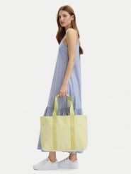 HUGO Torebka 50563013 Beżowy. Brązowe torebki klasyczne damskie Hugo, bez wzorów, z materiału, bez dodatków. Za 449.99 zł.