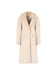 Guess Płaszcz | W2BL53 WEWY0 | Kobieta | Beżowy. Brązowe płaszcze damskie Guess, xl, z aplikacjami, z poliesteru. W wyprzedaży za 589.00 zł.