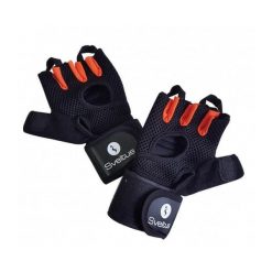 Rękawiczki treningowe Sveltus Weight Lifting. Czarne rękawiczki damskie Sveltus, bez wzorów. Za 49.99 zł.
