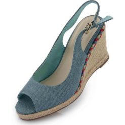 Sandały letnie Tamiko damskie, roz. 39, szaro-zielone. Czerwone sandały damskie ZIKKO, bez wzorów, z włókna, bez obcasa. Za 149.99 zł.