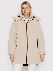 Calvin Klein Jeans Kurtka zimowa J20J216873 Beżowy Oversize. Brązowe kurtki damskie Calvin Klein Jeans, na zimę, m, bez wzorów, z jeansu, bez kaptura. Za 879.99 zł.
