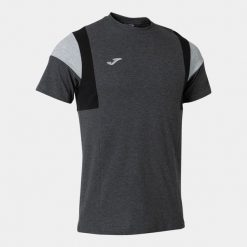 Koszulka sportowa męska Joma Confort. Czarne t-shirty sportowe męskie Joma, m, z bawełny, bez ramiączek. Za 77.05 zł.