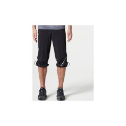 Spodenki do biegania RUN DRY+ męskie. Czarne szorty męskie KALENJI, bez wzorów, z elastanu. W wyprzedaży za 29.99 zł.