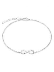 S.Oliver Srebrna bransoletka z elementem ozdobnym rozmiar: onesize. Szare bransoletki damskie S.Oliver, srebrne. Za 121.99 zł.