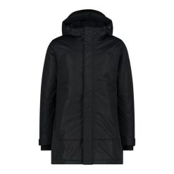 Parka z kapturem CMP. Szare parki męskie CMP, na zimę, bez wzorów, z materiału. Za 553.50 zł.