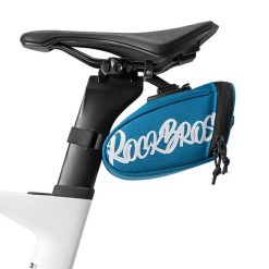 Torba rowerowa podsiodłowa 0.8 l. Czerwone torebki klasyczne damskie ROCKBROS, bez wzorów, z materiału, bez dodatków. Za 94.99 zł.
