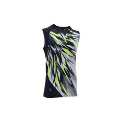 T-Shirt do badmintona 990. Białe t-shirty męskie PERFLY, xl, bez wzorów, z materiału, bez kołnierzyka. Za 79.99 zł.