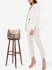 Pia Sassi Skórzana torebka "Serra Dolcerdome" w kolorze złotym - 27 x 22 x 10 cm rozmiar: onesize. Żółte torebki klasyczne damskie Pia Sassi, bez wzorów, z materiału, bez dodatków. Za 252.99 zł.