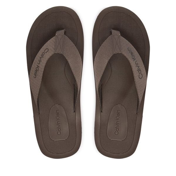 Japonki Calvin Klein. Brązowe klapki i japonki męskie CALVIN KLEIN. Za 189.99 zł.