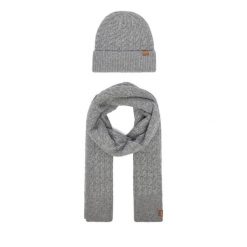 Zestaw szalik i czapka Liu Jo. Szare czapki zimowe damskie Liu Jo. Za 339.99 zł.